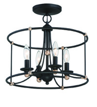  1049-677 - 4 LIGHT SEMI FLUSH