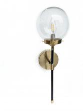 Vinci Lighting Inc. WS1110-1AB/BKCL - Wall Sconce Aged Brass/Black