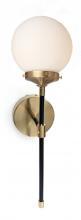 Vinci Lighting Inc. WS1110-1AB/BKOP - Wall Sconce Aged Brass/Black