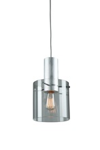 Artcraft AC11520CL - Henley 1 Light Pendant (Brushed Aluminum & Clear Glass)