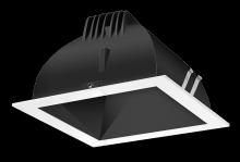 RAB Lighting NDLED4SD-50NHC-B-W - RECESSED DOWNLIGHTS 12 LUMENS NDLED4SD 4 INCH SQUARE UNIVERSAL DIMMING 50 DEGREE BEAM SPREAD 4000K