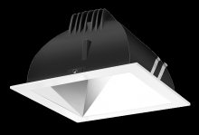 RAB Lighting NDLED4SD-50N-S-W - RECESSED DOWNLIGHTS 12 LUMENS NDLED4SD 4 INCH SQUARE UNIVERSAL DIMMING 50 DEGREE BEAM SPREAD 4000K