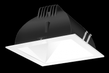 RAB Lighting NDLED4SD-50N-W-W - RECESSED DOWNLIGHTS 12 LUMENS NDLED4SD 4 INCH SQUARE UNIVERSAL DIMMING 50 DEGREE BEAM SPREAD 4000K