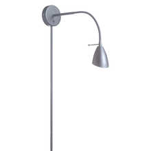 Dainolite DGUW224-SC - Wall Mounted Halogen Reading Lamp, Satin Chrome