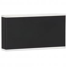 Dainolite EMY-105OD-20W-MB - 20W Outdoor Wall Sconce, Matte Black with Frosted Acrylic Diffuser