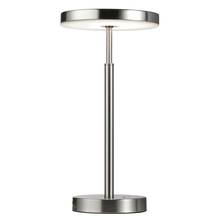 Dainolite FCE-1510LEDT-SN - 10W Table Lamp, SN w/ WH Acrylic Diff