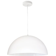 Dainolite OFE-161P-MW - 1 Light Incandescent Small Dome Pendant, Matte White