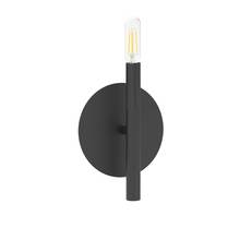 Dainolite WAN-91W-MB - 1 Light Incandescent Wall, Sconce Matte Black