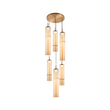 Matteo Lighting C30606AGAM - Bambu Pendant
