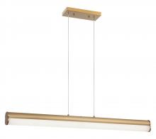 Matteo Lighting C36533AG - 33"L LED "JUNCTION" AGED GOLD PENDANT