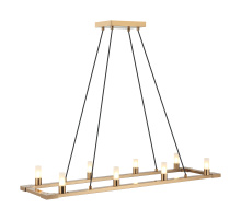 Matteo Lighting C75208AG - Cascadian Aged Gold Brass Chandelier