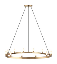 Matteo Lighting C75212AG - Cascadian Aged Gold Brass Chandelier