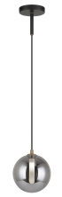 Matteo Lighting C81011SM - Magma Smoke Pendant
