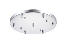 Matteo Lighting CP0107CH - Multi Ceiling Canopy (Line Voltage) Chrome Canopy