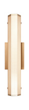 Matteo Lighting S01018AG - Pelermos Aged Gold Brass Wall Sconce