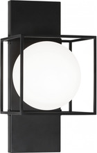 Matteo Lighting S03811BK - Squircle Wall Sconce