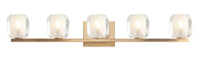Matteo Lighting S04105AG - Carleton Aged Gold Brass Vanity