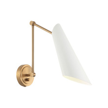 Matteo Lighting S08021AGWH - Butera Wall Sconce