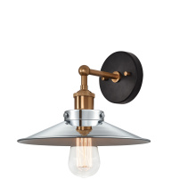 Matteo Lighting W46111AGCH - Bulstrode's Workshop Aged Gold Brass Wall Sconce