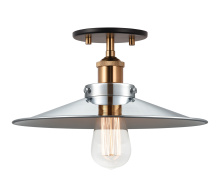 Matteo Lighting X46112AGCH - Bulstrode's Workshop Aged Gold Brass Ceiling Mount