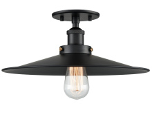 Matteo Lighting X46113BKBK - Bulstrode's Workshop Black Ceiling Mount