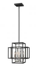 Z-Lite 454-14BK-BN - 4 Light Pendant