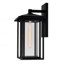 CWI Lighting 0417W11-1-101 - Crawford 1 Light Black Outdoor Wall Light