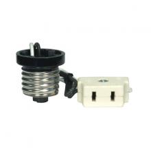 Satco Products Inc. 80/1769 - Porcelain Par 46 And 38 5KV Harness Set With Medium Base Adapter; Unglazed; 660W; 125V