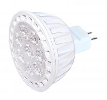 Satco Products Inc. S9103 - Discontinued - 7 watts; MR16 LED; GU5.3 base; 2700K; 40' beam spread; 12 volts; Dimmable