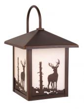 Vaxcel International OW33583BBZ - Bryce 8-in Deer Outdoor Wall Light Burnished Bronze