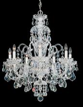 Schonbek 1870 6811-211R - Olde World 7 Light 120V Chandelier in Aurelia with Clear Radiance Crystal