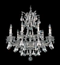 Schonbek 1870 6949-48S - Sophia 9 Light 120V Chandelier in Antique Silver with Crystals from Swarovski®