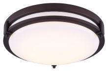 Canarm LFM112A13ORB - Gilda LED Integrated Flush Mount Light, Oil Rubbed Bronze Finish