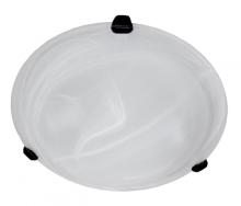 Whitfield FM412BK - 2 Light Flush Mount