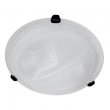 Whitfield FM412BK - 2 Light Flush Mount