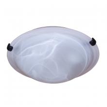 Whitfield FM416BK - 3 Light Flush Mount