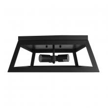 Whitfield FM480-14BK - 2 Light Flush Mount
