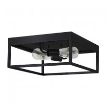 Whitfield FM5800-14BK - 2 Light Flush Mount