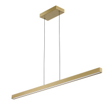 Kendal PF277-BRS - ZONA Diffused LED Linear Fixture in a Brass finish featuring Adjustable LED Light Colour