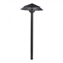 Kichler 16124BKT30 - Round Tiered LED Path 3000K