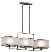 Kichler 43437NI - Linear Chandelier 3Lt