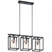 Kichler 52033BK - Linear Chandelier 3Lt