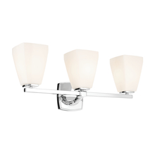 Kichler 55216CH - Marant 23.75" 3-Light Vanity Light with Opal Glass in Chrome