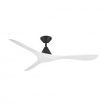 Modern Forms Canada - Fans Only FR-D2504-60-MB/MW - Carve 60 Downrod Ceiling Fan