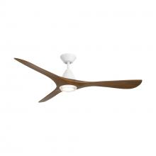 Modern Forms Canada - Fans Only FR-D2504-60L-MW/DK - Carve 60 Downrod Ceiling Fan