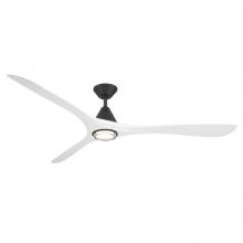 Modern Forms Canada - Fans Only FR-D2504-72L-MB/MW - Carve 72 Downrod Ceiling Fan