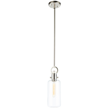 Artcraft AC10121SN - Single Large Glass Clear Pendant