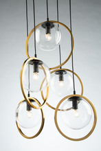 Artcraft AC10895VB - Lugano 5 Light Cord Pendant