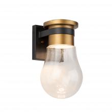 Artcraft AC9100VB - Clareville LED Wall Light (Black & Harvest Brass)