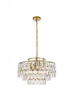  1102D20BR - Mila 20 Inch Pendant in Brass